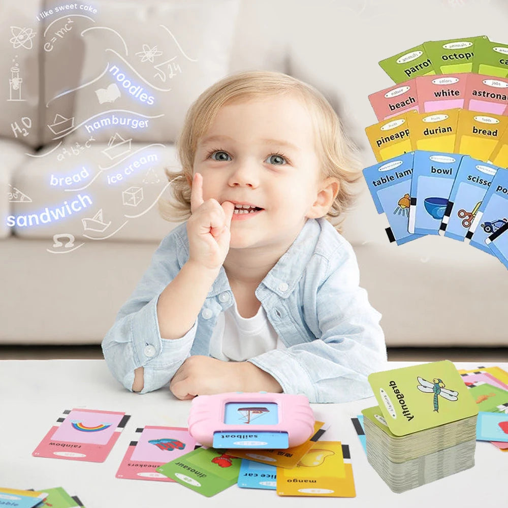 Interactive Educational Talking Flash Cards for Baby Boys and Girls - Preschool Learning Reading Machine