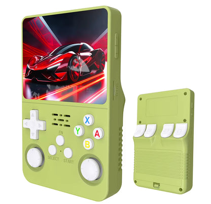 Open Source R36S Retro Handheld Video Game Console Linux System 3.5 Inch IPS Screen Portable Pocket Video Player R35S 64GB Games